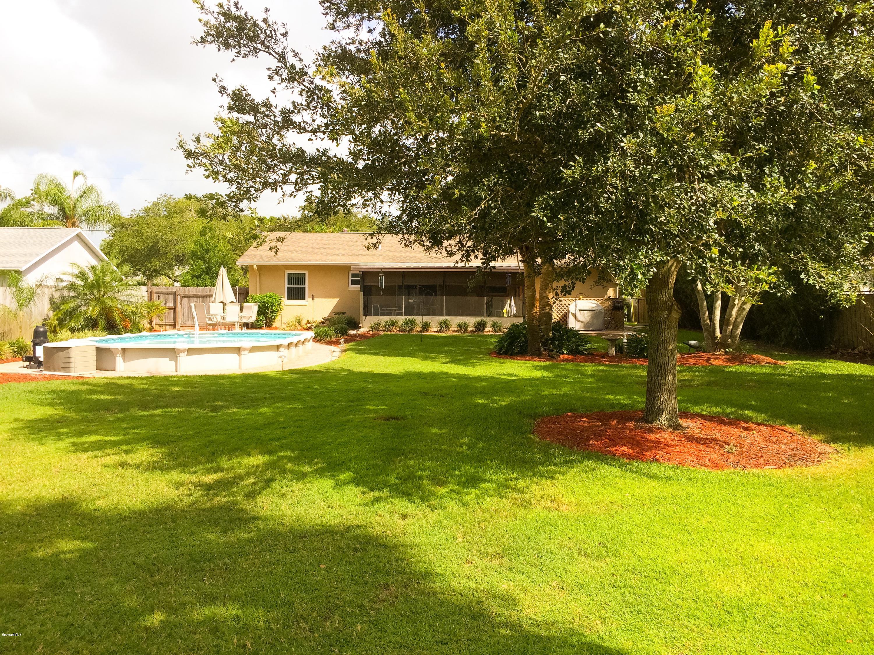 6345 Irving Road Cocoa, FL 32927 - Photo 14 of 27 Relaxing backyard