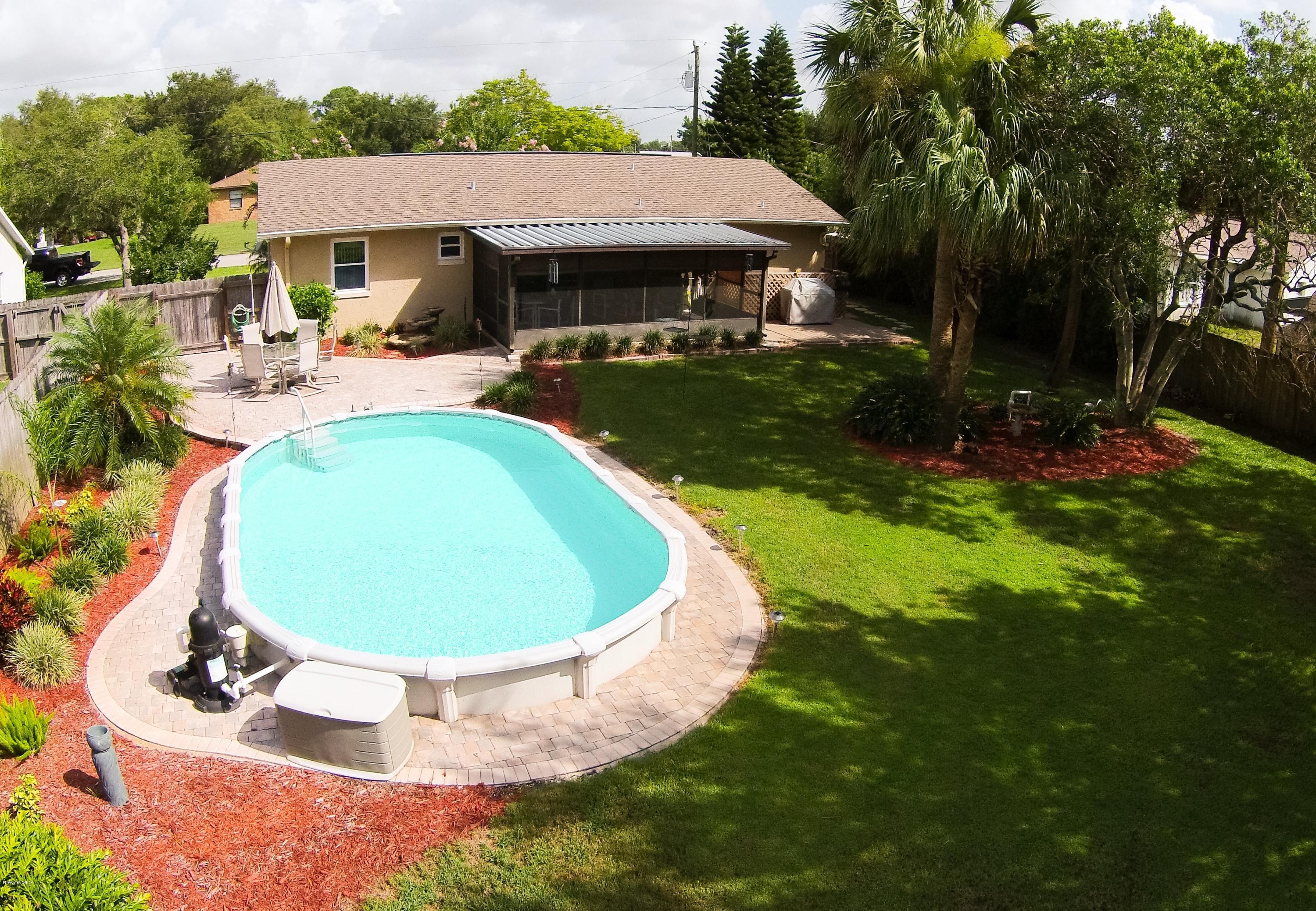 6345 Irving Road Cocoa, FL 32927 - Photo 19 of 27 Backyard