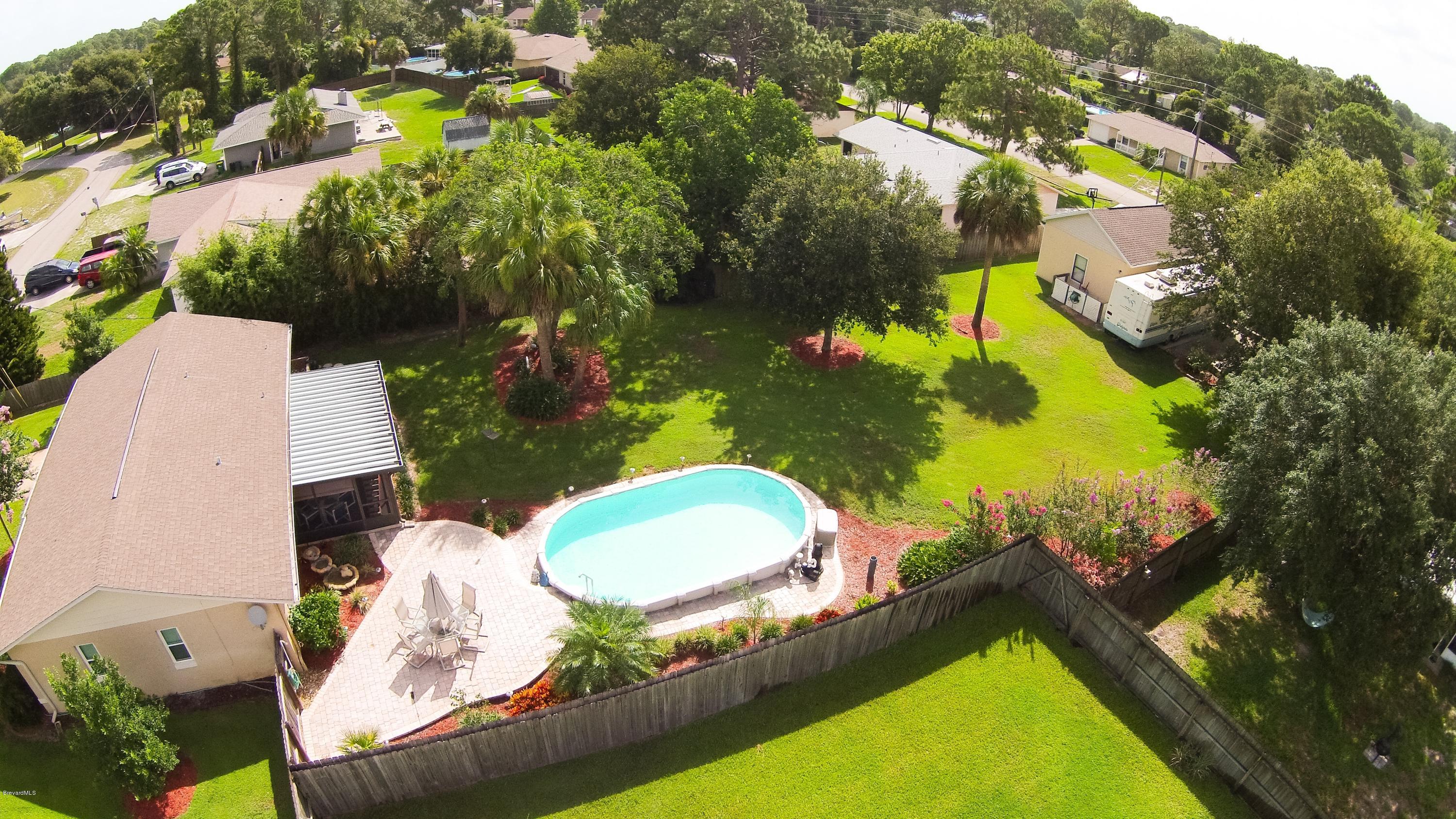 6345 Irving Road Cocoa, FL 32927 - Photo 22 of 27 Aerial of property