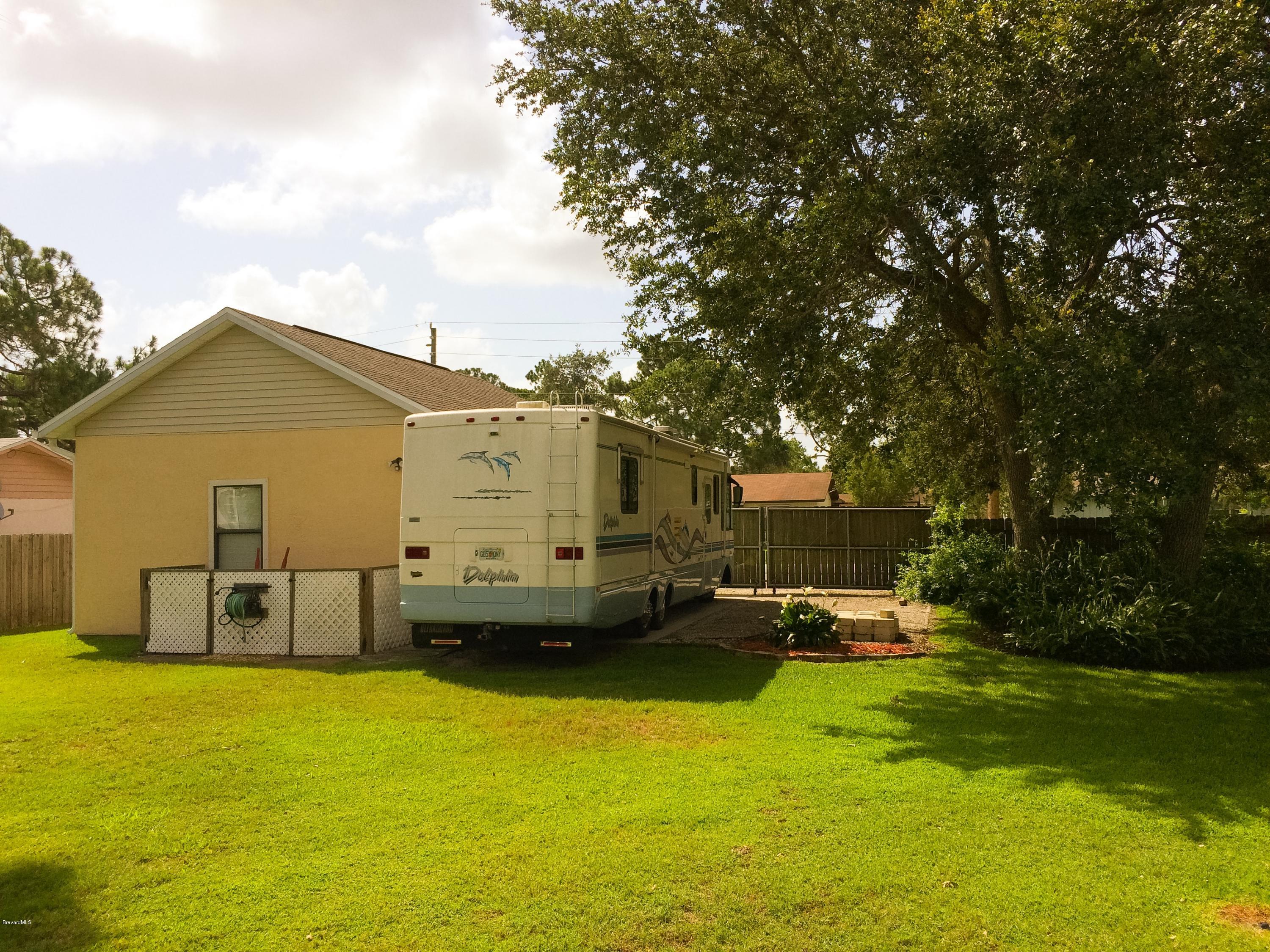 6345 Irving Road Cocoa, FL 32927 - Photo 25 of 27 RV Hookup and pad