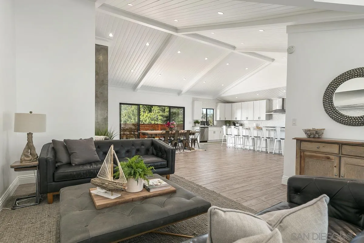 970 Saxony Road Encinitas, CA 92024 - Photo 6 of 39 a living room with fireplace furniture and a large window
