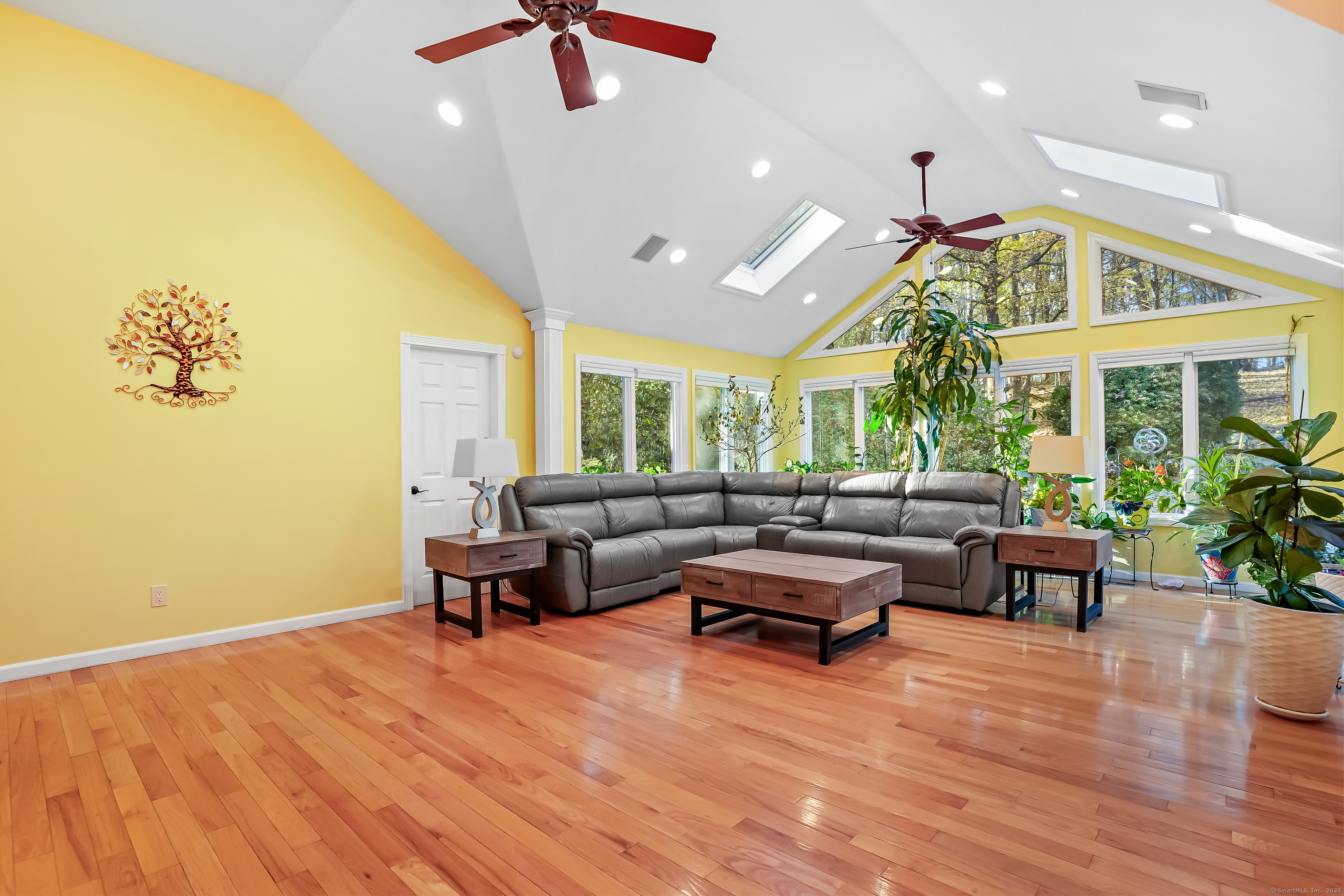 4 Autumn Ridge Road New Fairfield, CT 06812 - Photo 13 of 40 a living room with furniture and a large window