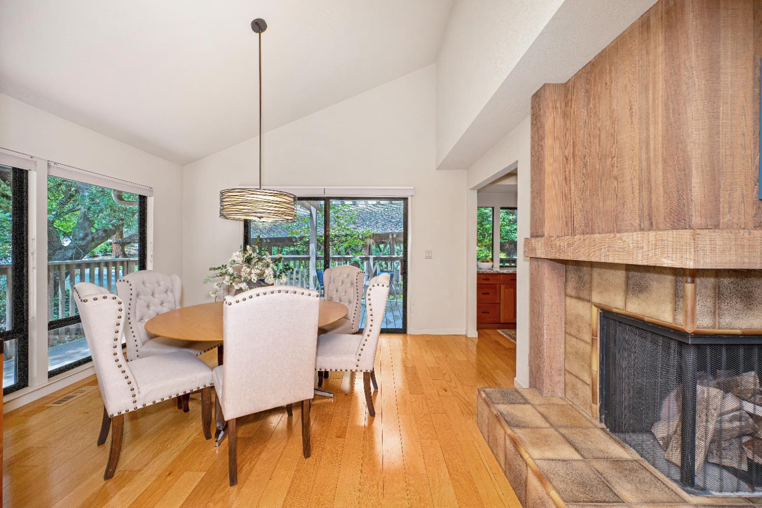 18 Covered Bridge Road Carmichael, CA 95608 - Photo 25 of 81 a view of a dining room with furniture window and outside view