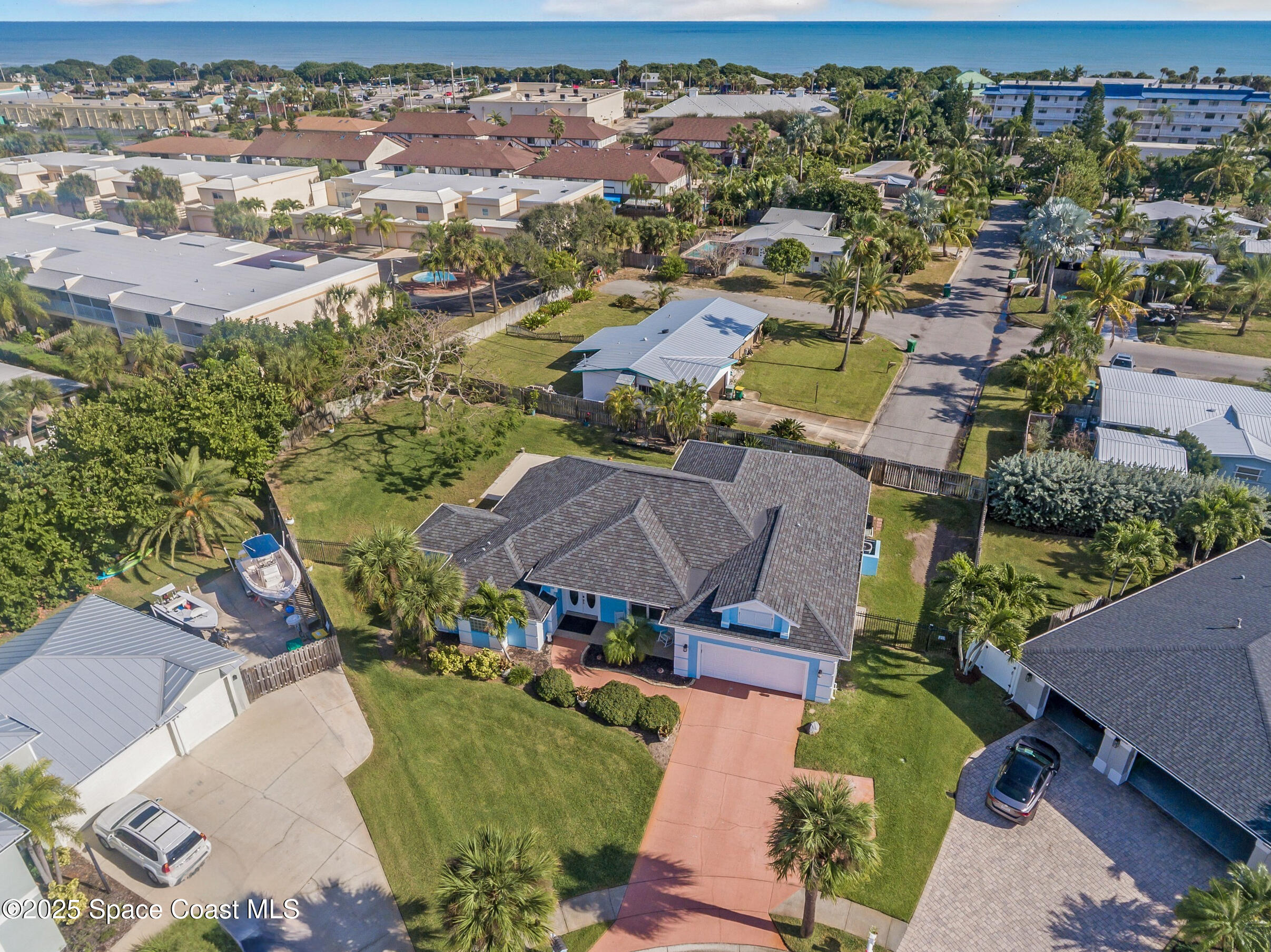 452 Veracruz Boulevard Indialantic, FL 32903 - Photo 42 of 42 an aerial view of residential houses with outdoor space
