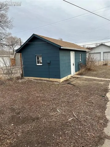 a house with a outdoor space