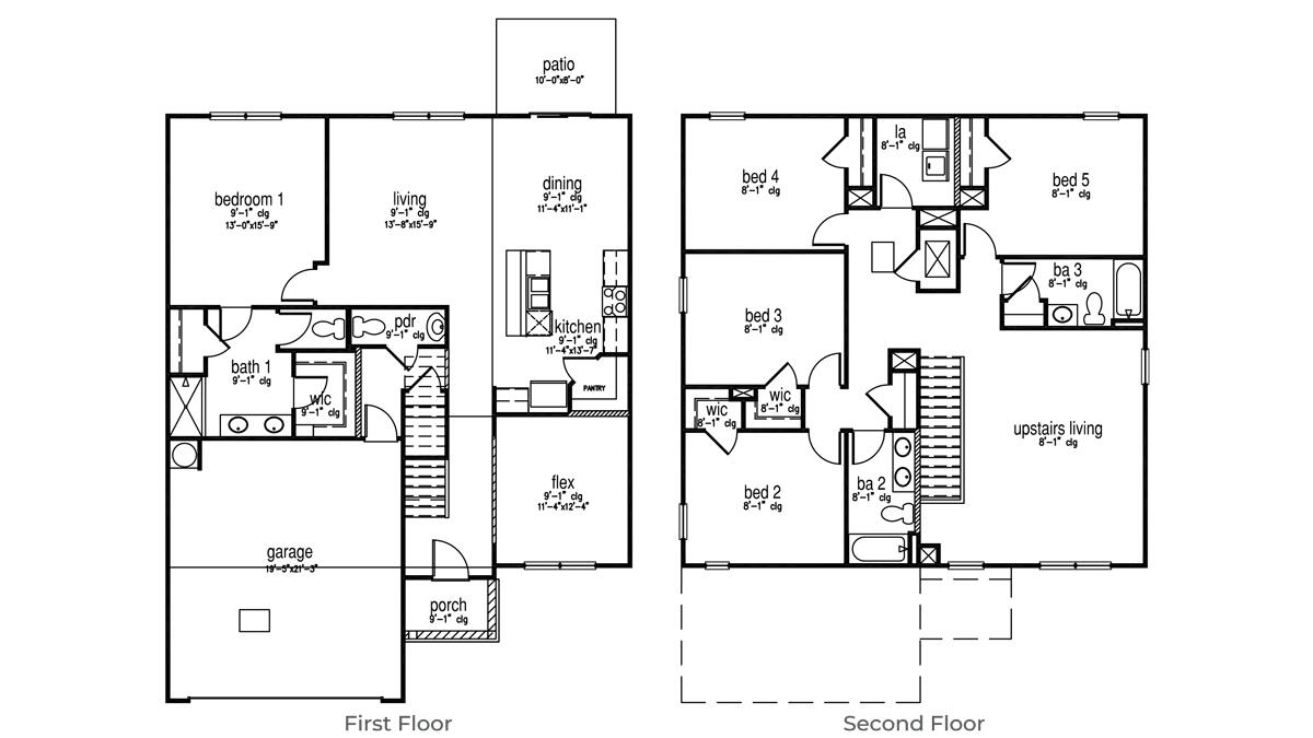 132 Morning View Way Moncks Corner, SC 29461 - Photo 64 of 64 Elle Floorplan