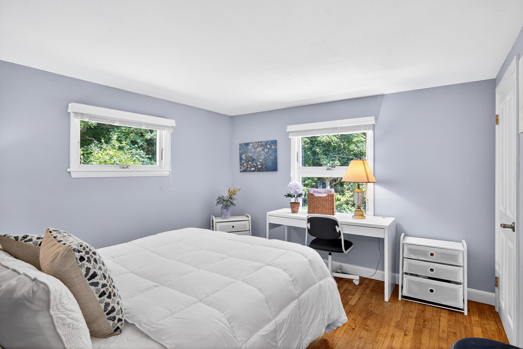 18 Seaview Road Sagamore Beach, MA 02562 - Photo 25 of 62 a bedroom with a bed and a desk