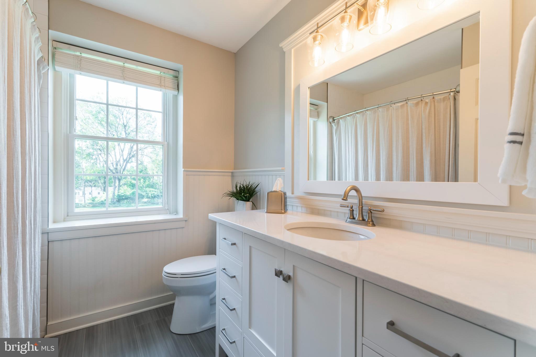 1044 Jonathan Drive Malvern, PA 19355 - Photo 26 of 42 Hall bath - recently remodeled, radiant heat floor