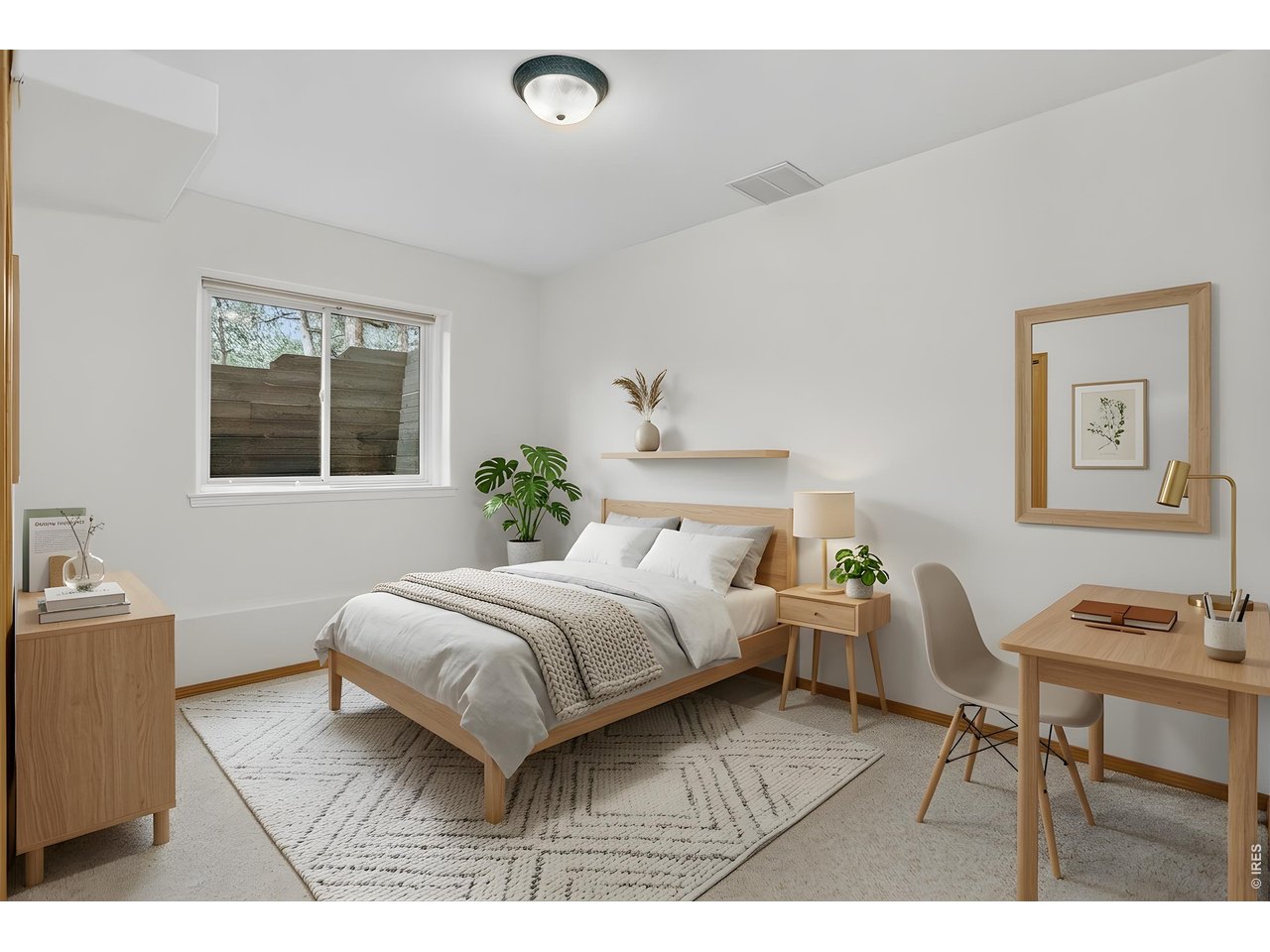 65 Betasso Road Boulder, CO 80302 - Photo 35 of 38 a living room with a bed furniture and a window