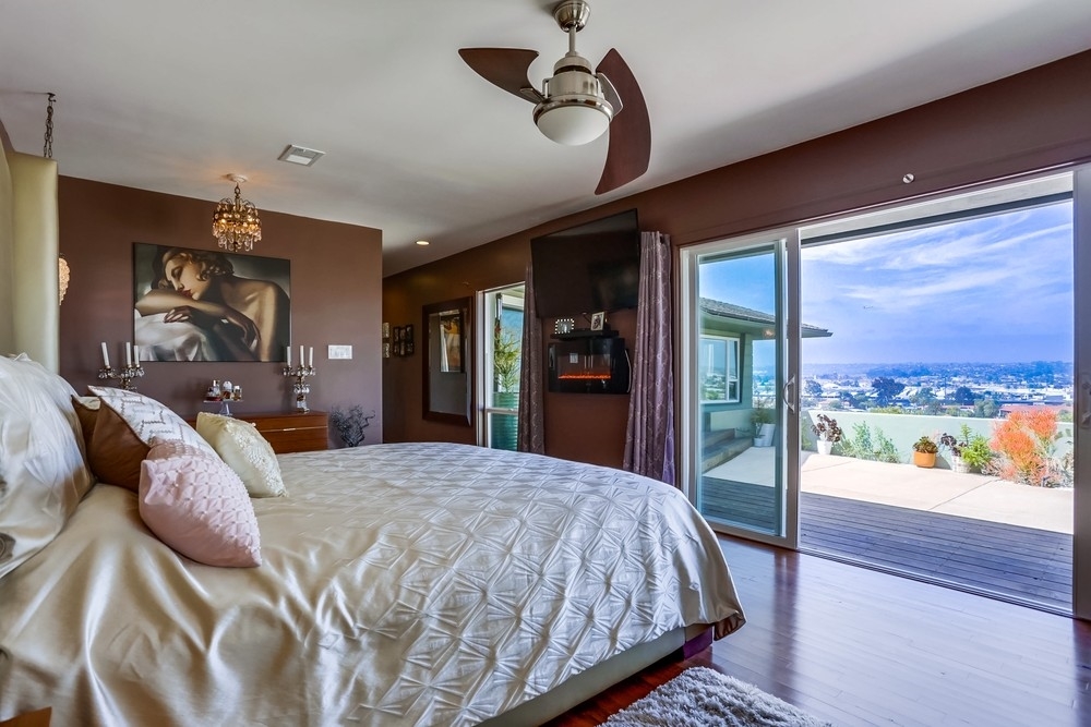 2540 Jackson Street San Diego, CA 92110 - Photo 16 of 25 Straight on views of city lights, fireworks, Point Loma and water to the west from your bed!