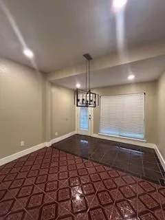 a view of an empty room