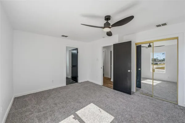 a view of an empty room