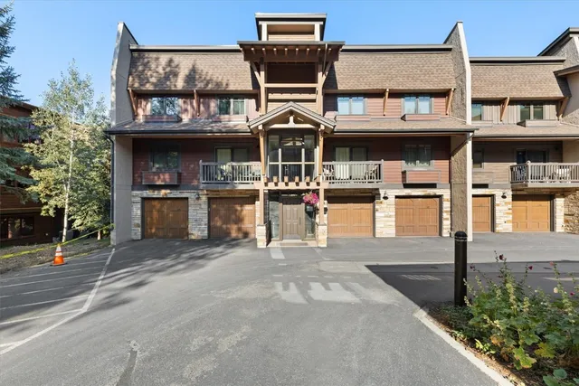 a front view of a building with entryway