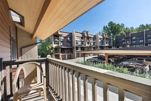 a roof view from a balcony