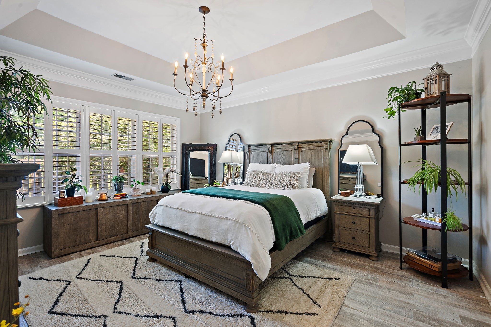 2521 Pennington Bend Road, Unit 214 Nashville, TN 37214 - Photo 13 of 25 a bedroom with a large bed and windows