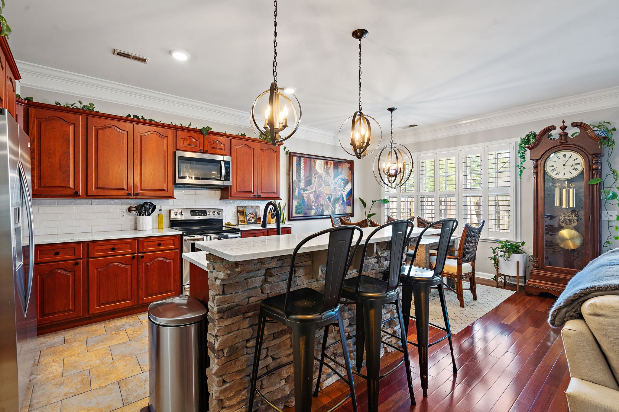2521 Pennington Bend Road, Unit 214 Nashville, TN 37214 - Photo 8 of 25 a view of a dining room with furniture window and wooden floor