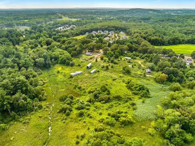 a view of a green field