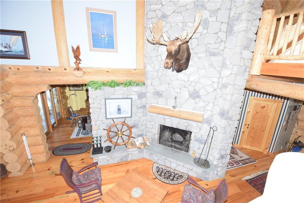300 Cemetery Road Whiting, ME 04691 - Photo 10 of 35 Creative massive wood burning stone...