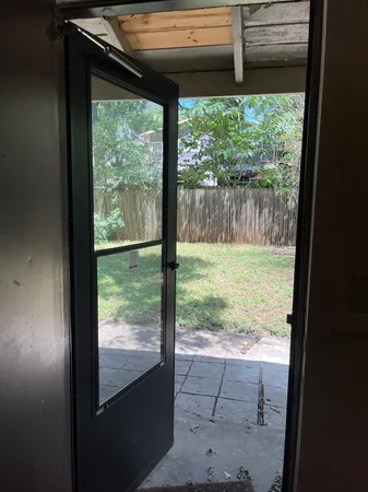 a view of ocean from a window