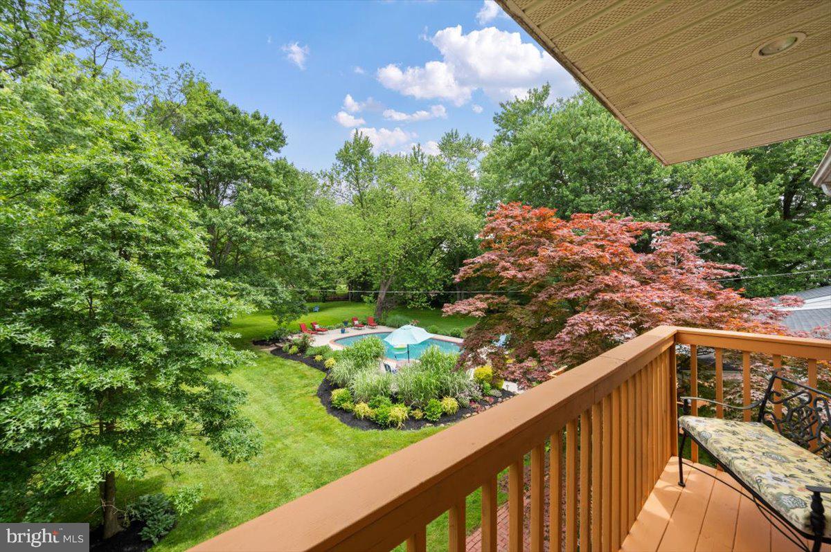 2353 Lower Barness Road Warrington, PA 18976 - Photo 28 of 62 View of pool from master balcony