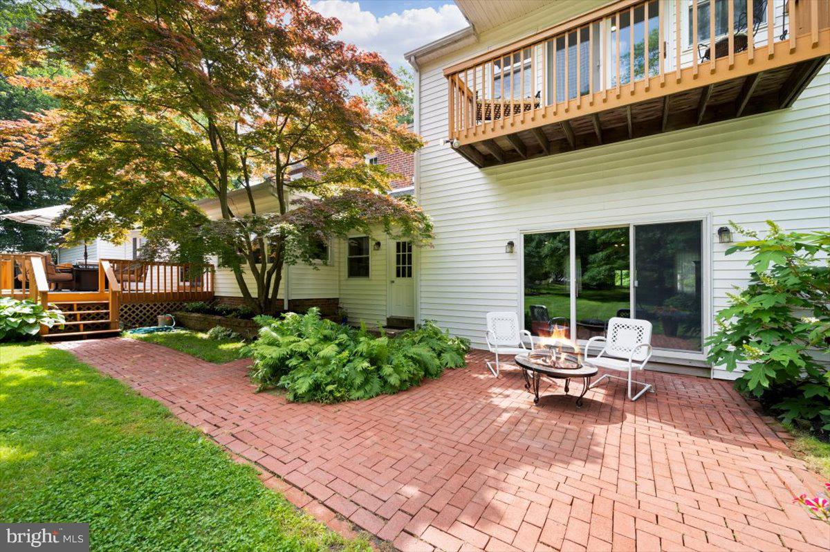 2353 Lower Barness Road Warrington, PA 18976 - Photo 47 of 62 Exterior view of master balcony, brick patio
