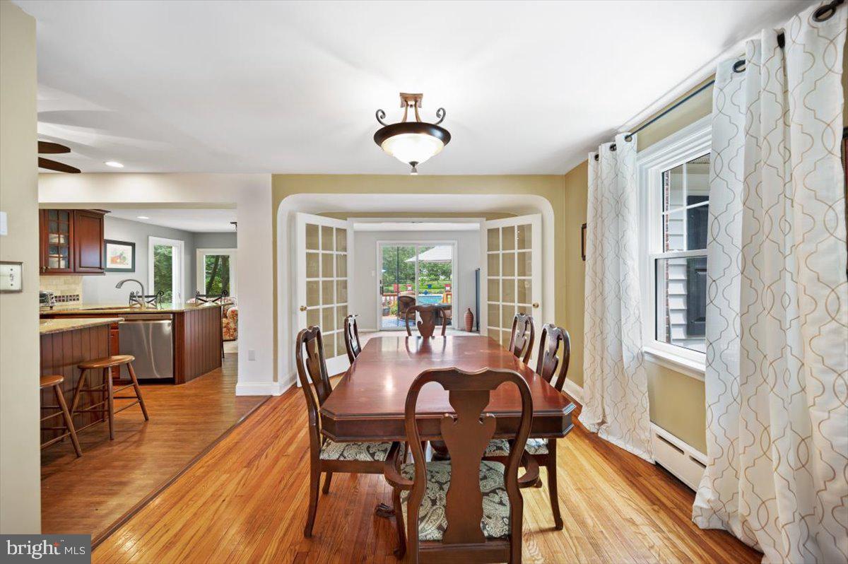 2353 Lower Barness Road Warrington, PA 18976 - Photo 9 of 62 Dining area, French doors into family room