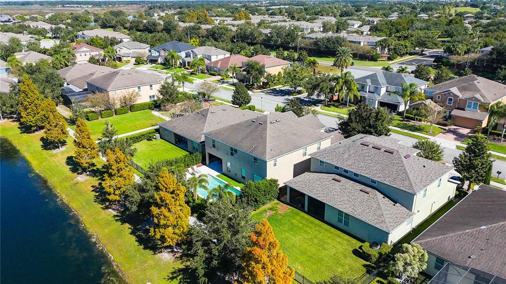 1004 Vinsetta Circle Winter Garden, FL 34787 - Photo 61 of 64 an aerial view of residential houses with outdoor space and swimming pool