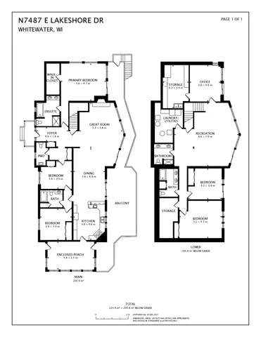 $7,200 | N7487 East Lakeshore Drive, Whitewater, WI 53190
