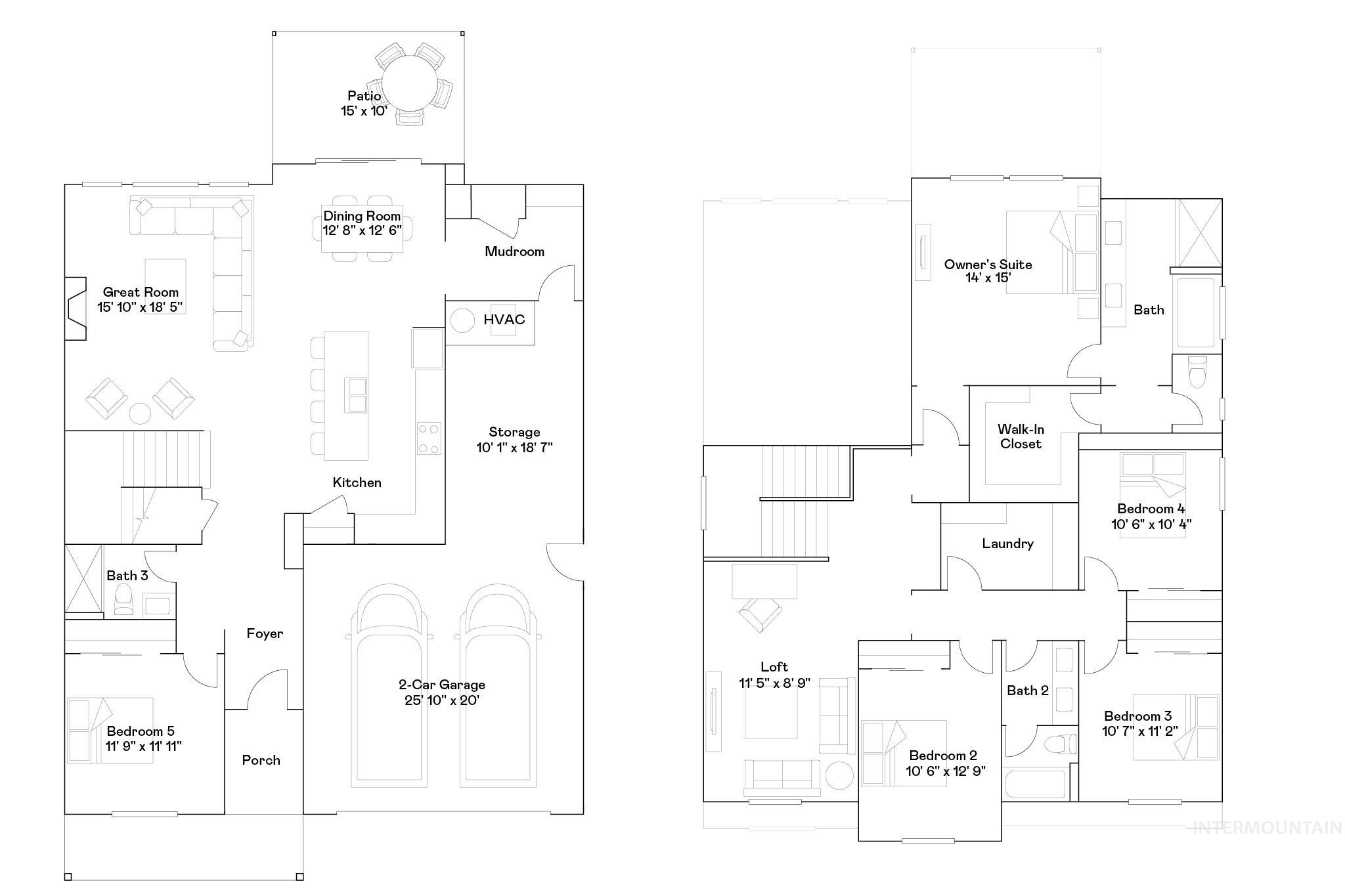 9331 West Inspirado Street Meridian, ID 83646 - Photo 33 of 34 View of floor plan / room layout