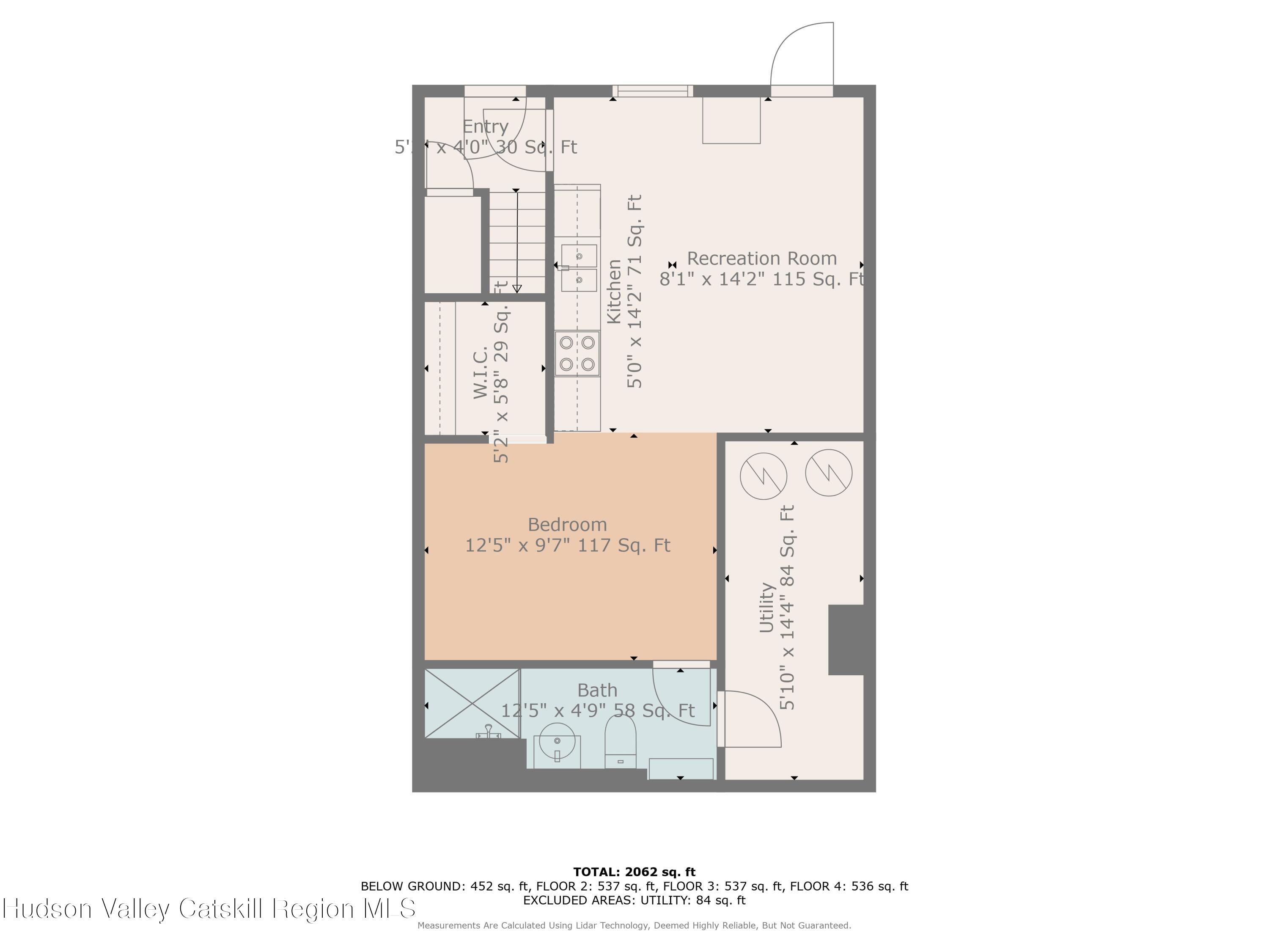 362 Warren Street Hudson, NY 12534 - Photo 33 of 33 floor plan
