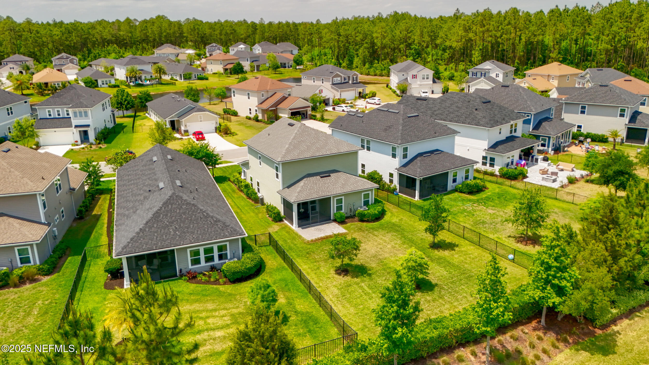 58 Strobe Court St. Augustine, FL 32095 - Photo 33 of 50 an aerial view of residential houses with outdoor space and swimming pool