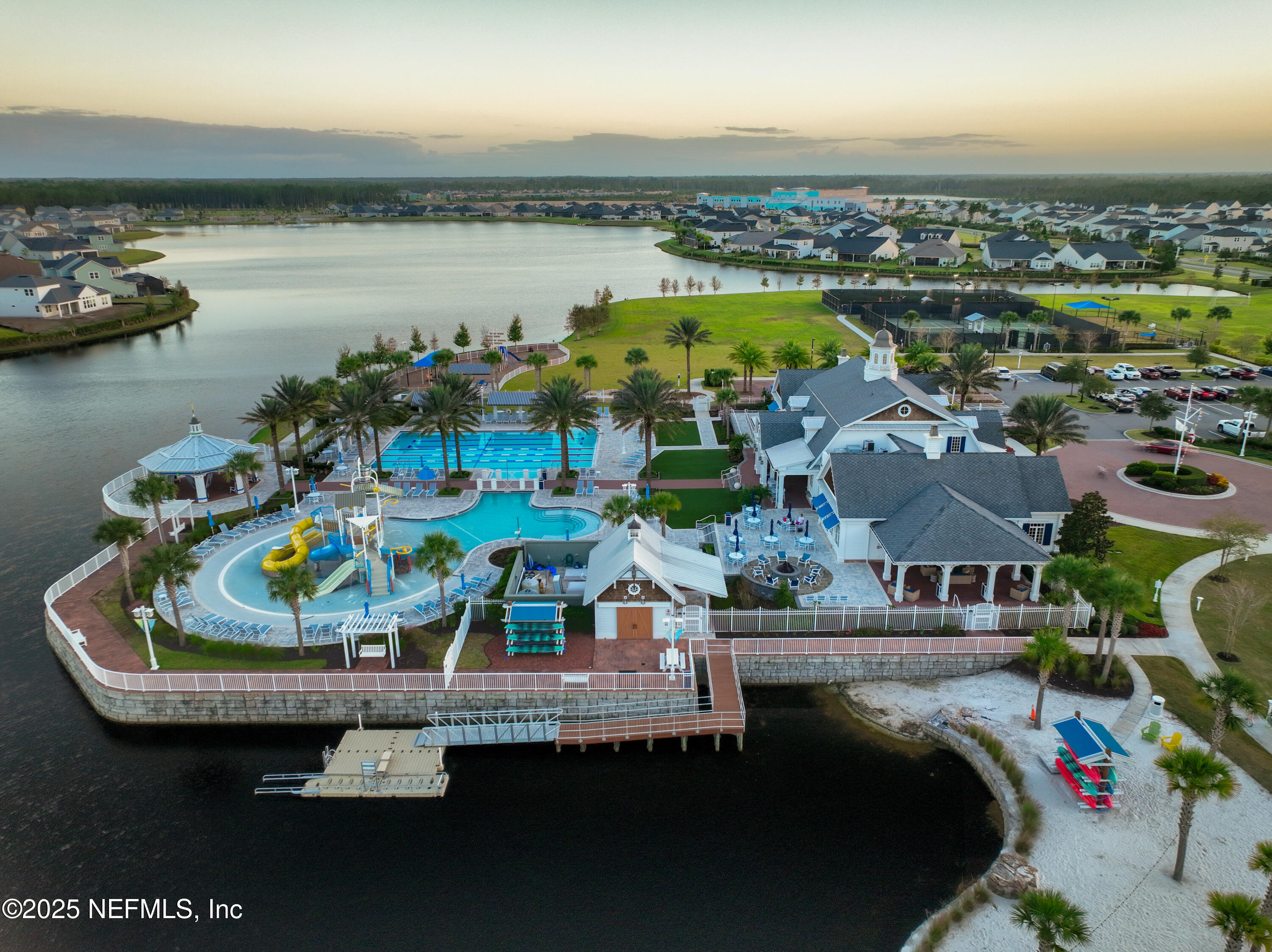 58 Strobe Court St. Augustine, FL 32095 - Photo 39 of 50 a view of a lake in middle of the town