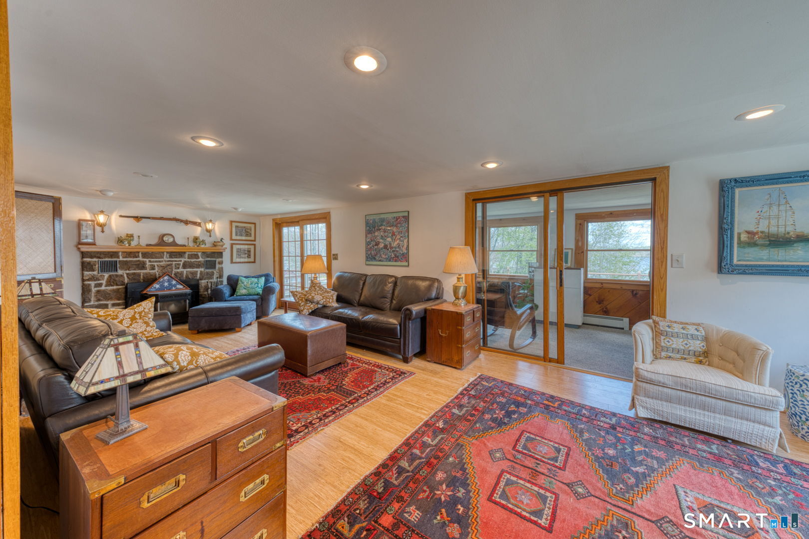 56 Tyler Lake Heights Road Goshen, CT 06756 - Photo 9 of 24 a living room with furniture