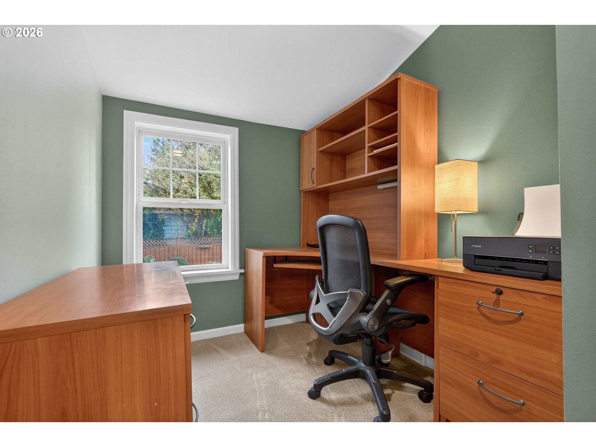 728 Northeast Royal Court Portland, OR 97232 - Photo 20 of 48 a workspace with furniture and a window
