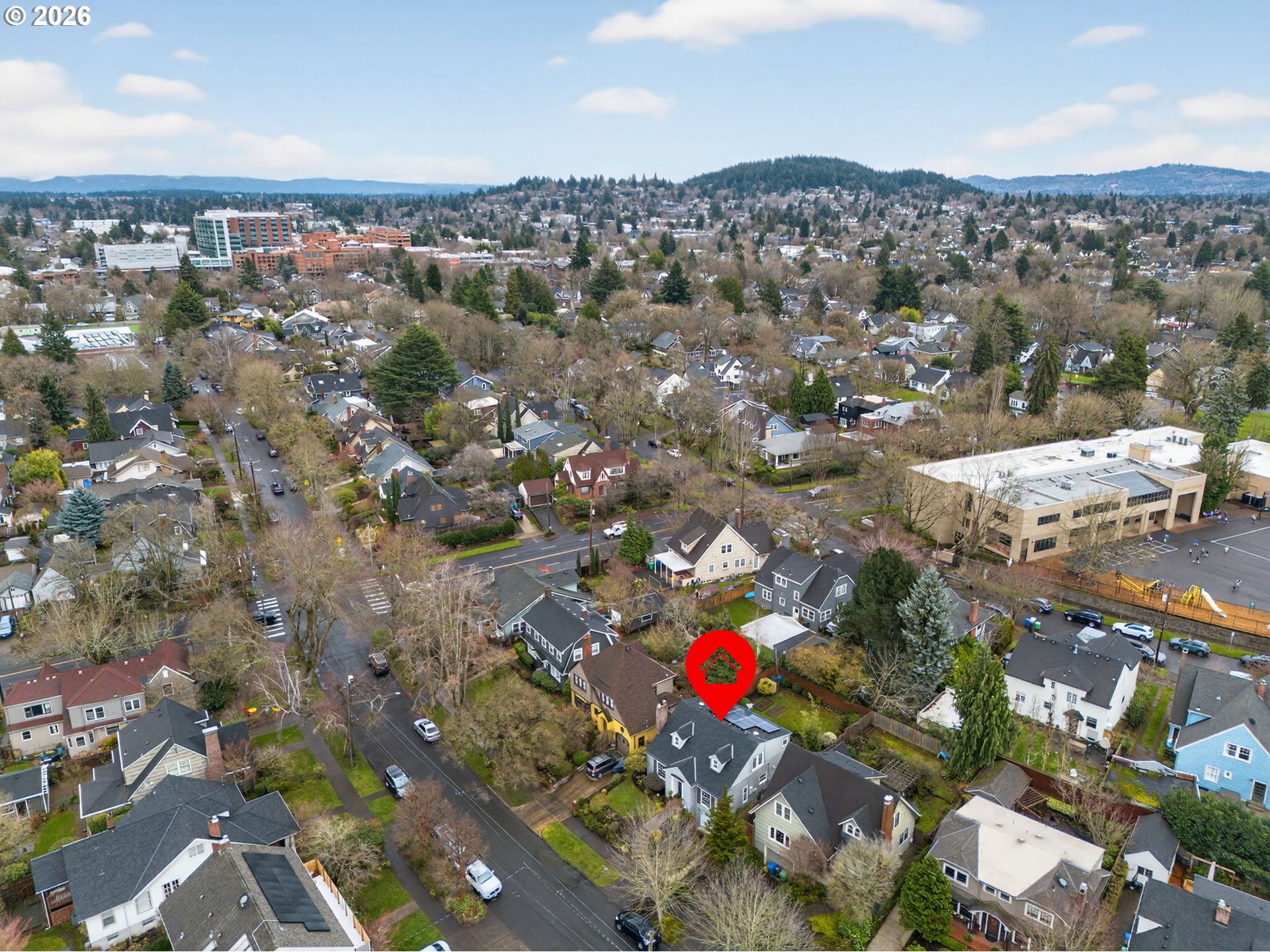 728 Northeast Royal Court Portland, OR 97232 - Photo 46 of 48 an aerial view of a city