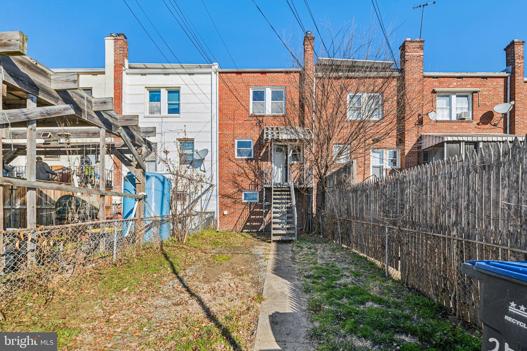 2521 Benning Road Northeast Washington, DC 20002 - Photo 22 of 22 Private backyard space