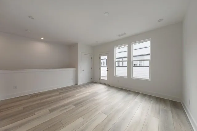 a view of a terrace with outdoor space