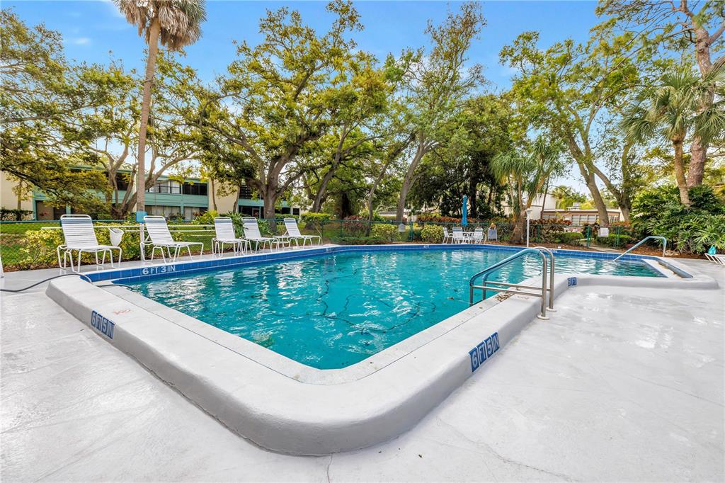 415 Spring Lakes Boulevard, Unit 415D Bradenton, FL 34210 - Photo 41 of 52 a view of a swimming pool with a patio