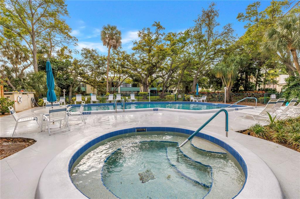 415 Spring Lakes Boulevard, Unit 415D Bradenton, FL 34210 - Photo 43 of 52 a view of a swimming pool with a patio