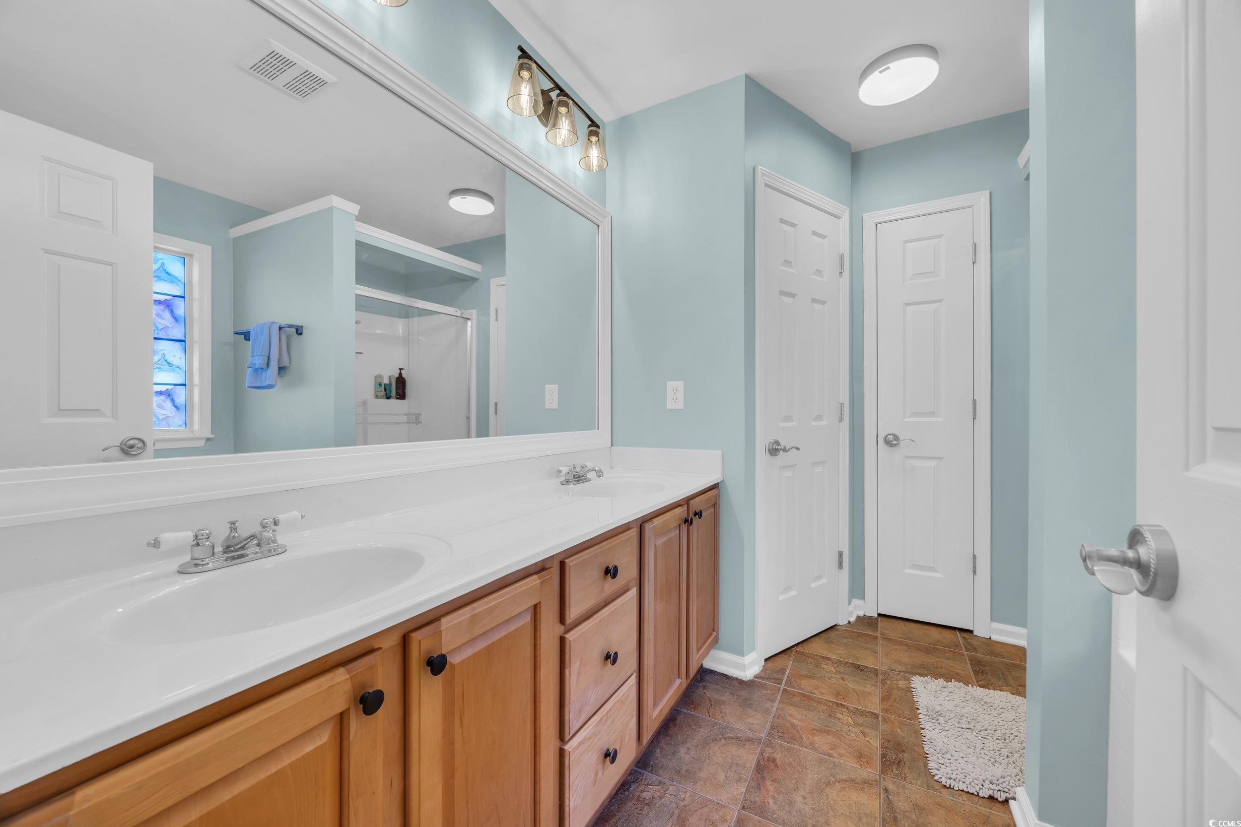 174 Seville Drive Murrells Inlet, SC 29576 - Photo 26 of 40 Full bath featuring visible vents, a sink, a stall