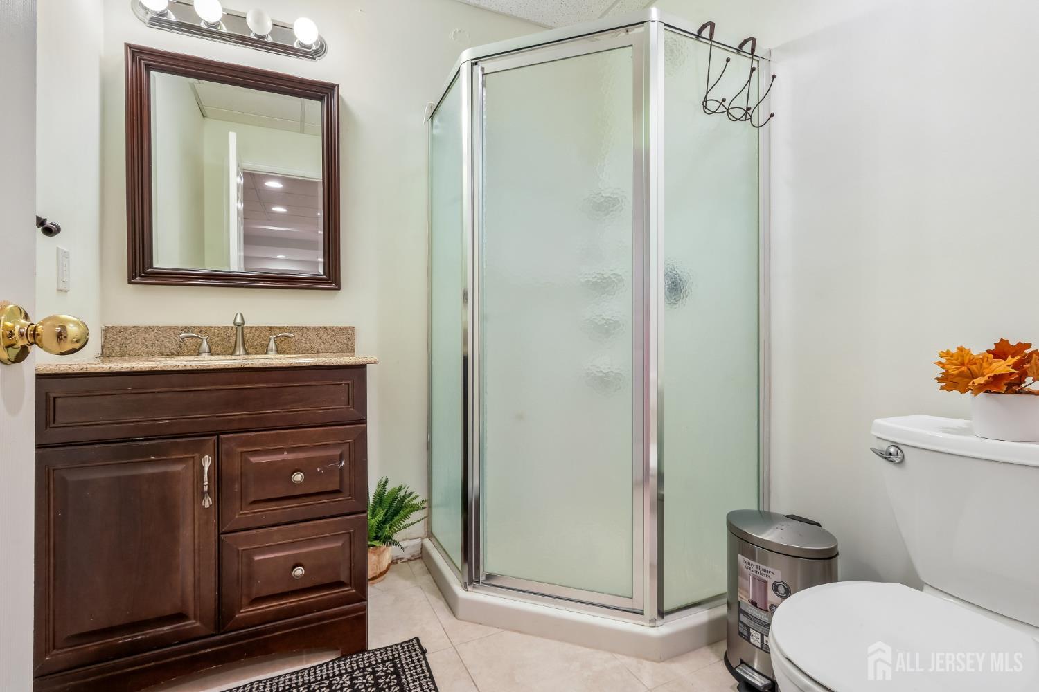 489 Plainfield Road Edison, NJ 08820 - Photo 30 of 39 a bathroom with a toilet a sink and mirror