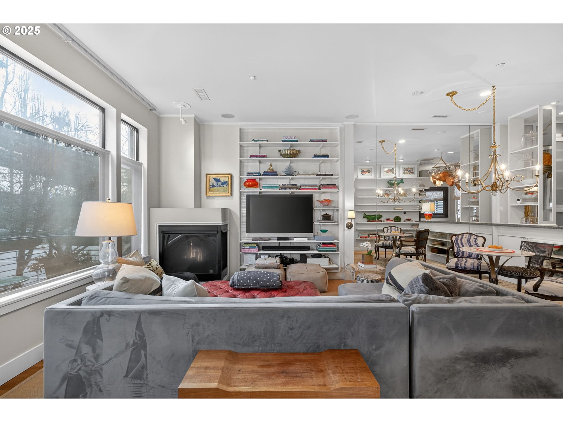 2018 Northwest 16th Avenue Portland, OR 97209 - Photo 4 of 48 a living room with furniture and a flat screen tv
