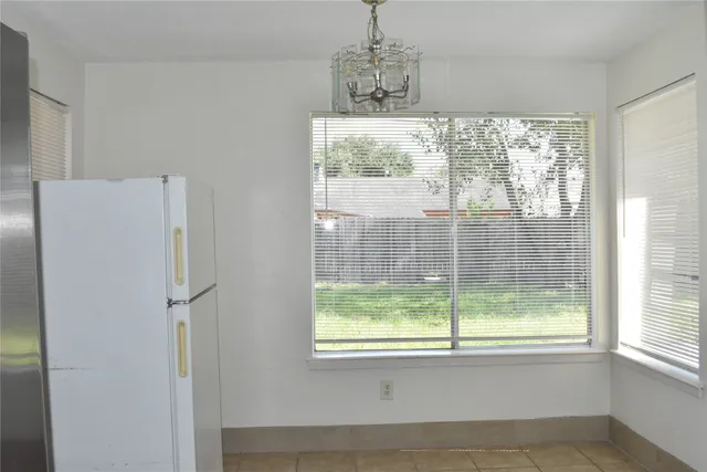 a view of a window in a room