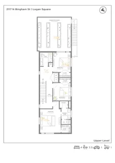 a black and white photo of a room