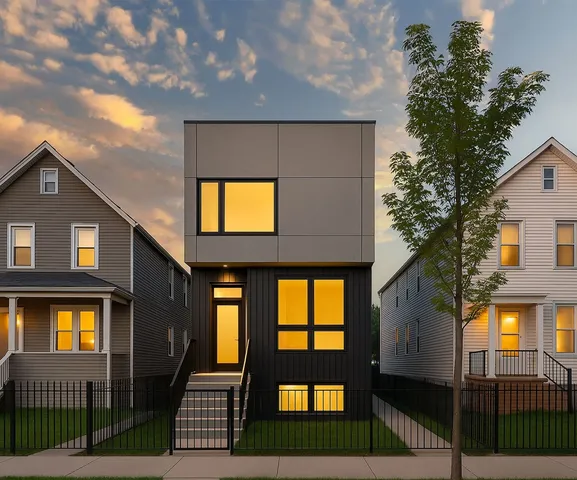 a front view of a house having yard