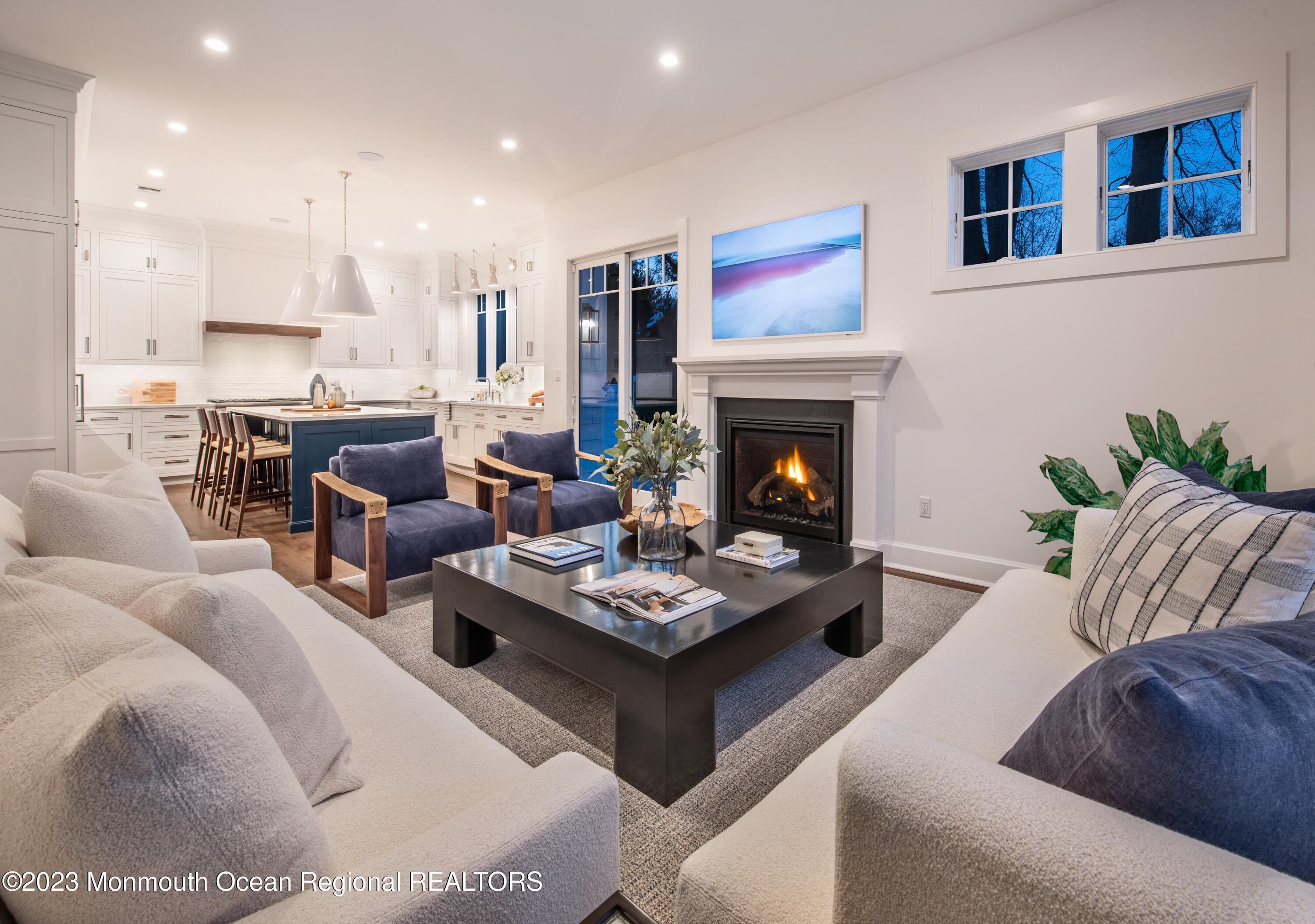 25 Bingham Avenue Rumson, NJ 07760 - Photo 12 of 21 a living room with furniture and a fireplace