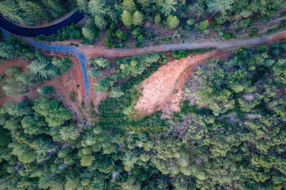 3280 Chipmunk Trail Georgetown, CA 95634 - Photo 14 of 35 an aerial view of residential house with outdoor space and trees all around