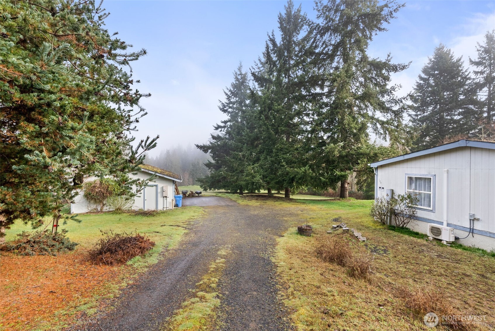 104 Sun Valley Drive Chehalis, WA 98532 - Photo 2 of 29 a view of a yard with plants and trees