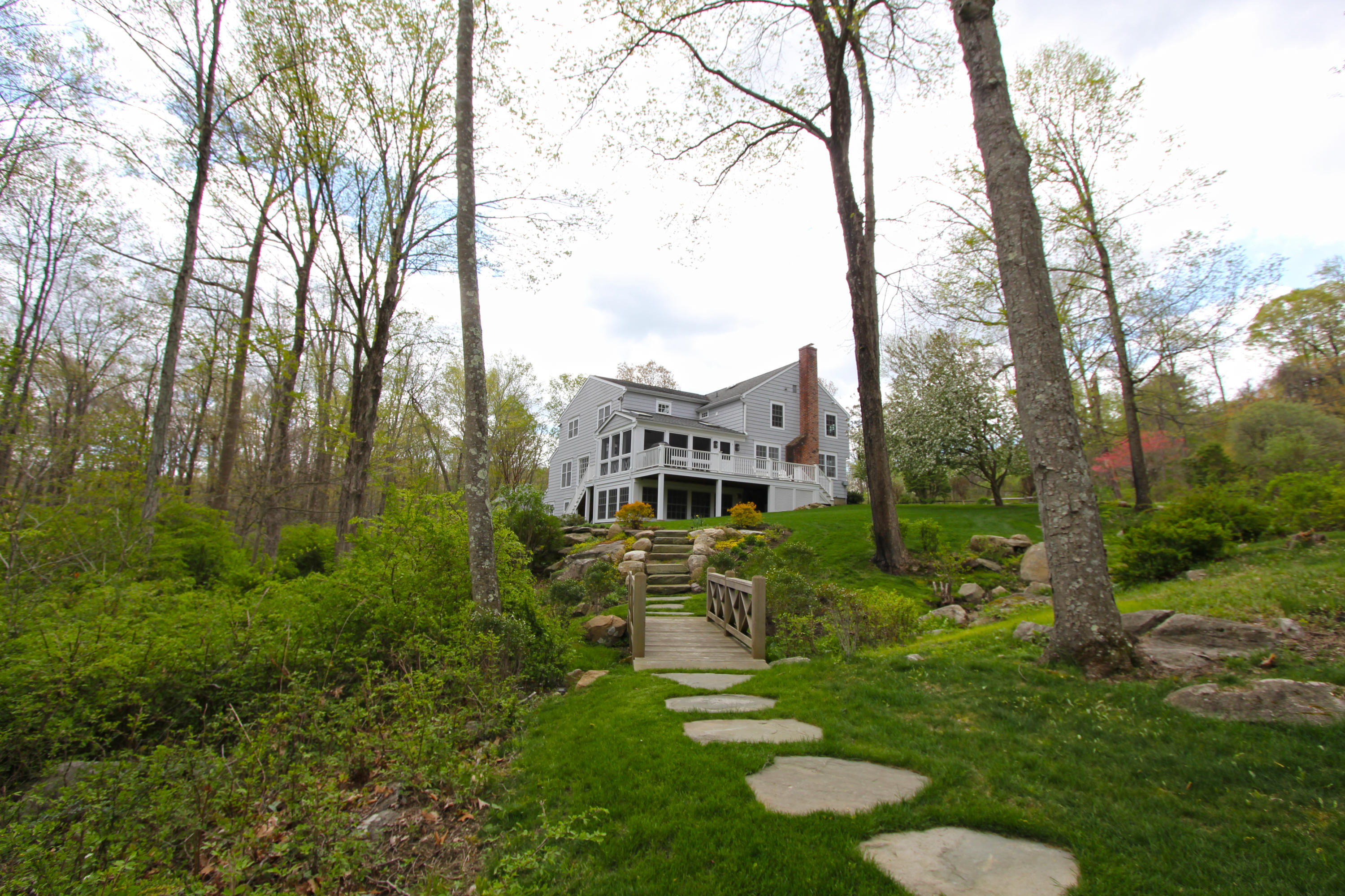 230 Cross Ridge Road New Canaan, CT 06840 - Photo 4 of 34 Rear Exterior 02