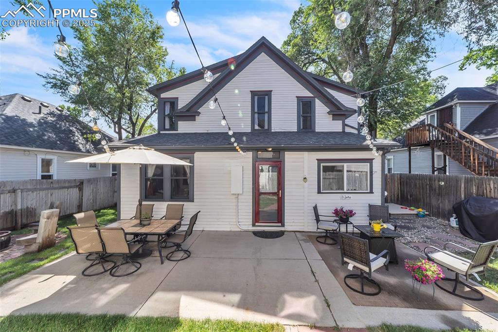 319 South Institute Street Colorado Springs, CO 80903 - Photo 39 of 49 a view of a house with patio